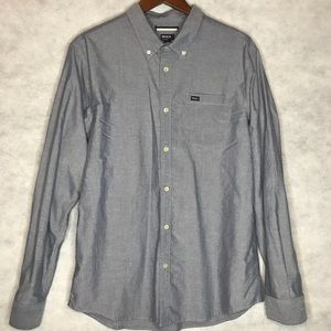 RVCA Long Sleeve Button Down Shirt